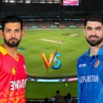afghanistan national cricket team vs zimbabwe national cricket team match scorecard