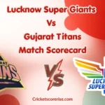 Gujarat Titans Vs Lucknow Super Giants Match Scorecard