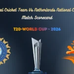 India National Cricket Team Vs Netherlands National Cricket Team Match Scorecard