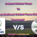Ireland Cricket Team Vs Oman National Cricket Team Match Scorecard