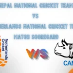 Nepal National Cricket Team Vs Netherlands National Cricket Team Match Scorecard