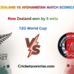 new zealand national cricket team vs afghanistan national cricket team match scorecard