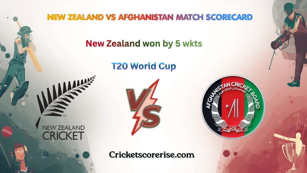 new zealand national cricket team vs afghanistan national cricket team match scorecard