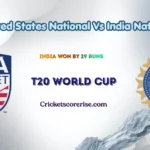 united states national cricket team vs india national cricket team