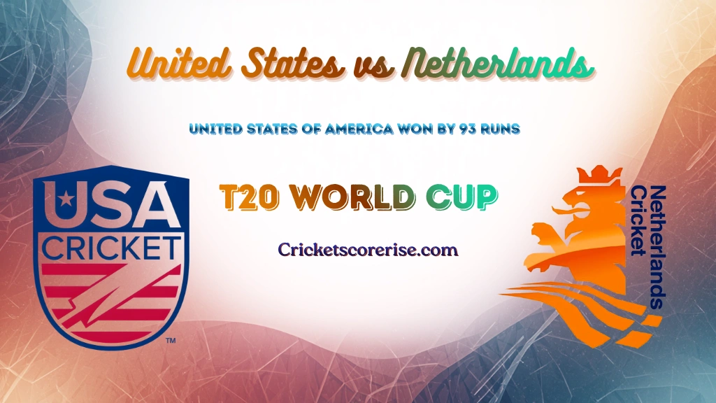 united states national cricket team vs netherlands national cricket team