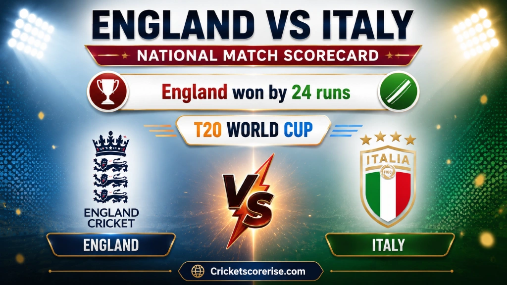 england cricket team vs italy national cricket team match scorecard
